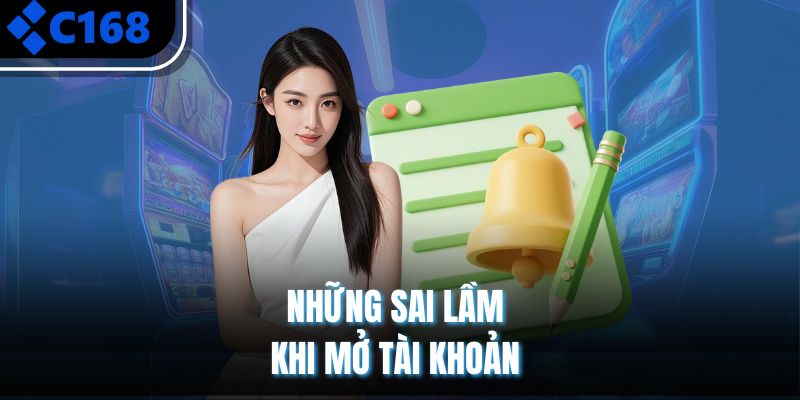 Những sai lầm khi mở tài khoản 